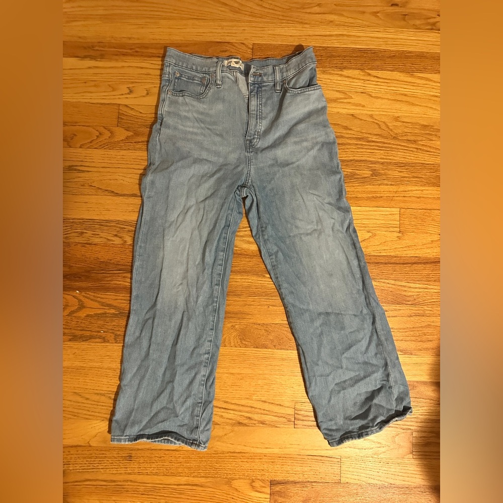 Madewell Light Blue Wide-Leg Jeans